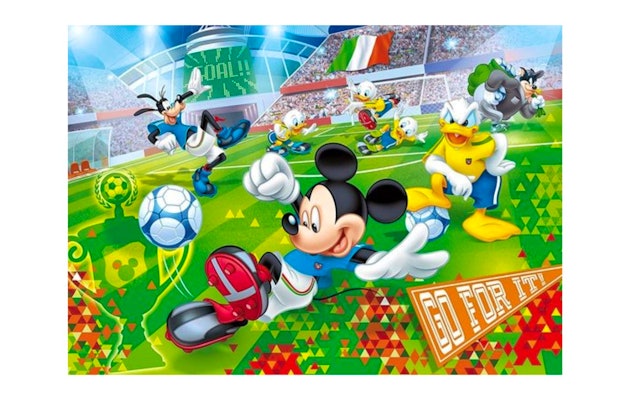 Mickey Mouse en vrienden puzzel met extra grote puzzelstukken(24)!